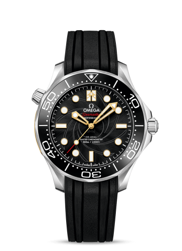 Omega Seamaster Diver 300M Master Co-Axial 42 James Bond Stainless Steel / Black / Rubber